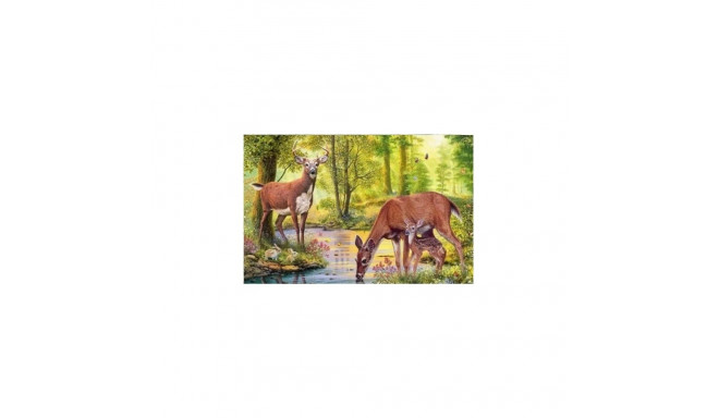 Diamond Mosaic - Deer by the Stream