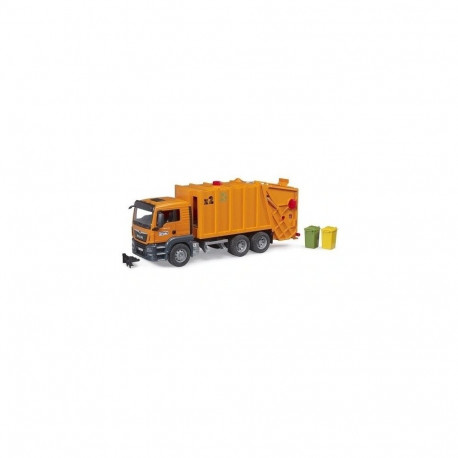 The MAN TGS Rear-Loader is a heavy-duty refuse collection vehicle (RCV) designed fo