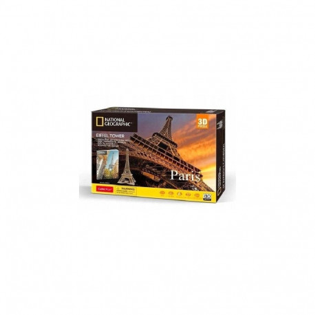 Puzzle 3D National Geographic Paryż Wieża Eiffla 80 elementów