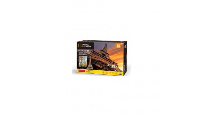 Puzzle 3D National Geographic Paryż Wieża Eiffla 80 elementów