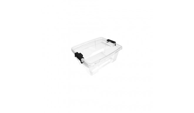 BOXSTORAG Q-LEAR 22L W/LID 45X34X20.5CM