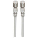 Intellinet Network Patch Cable, Cat7 Cable/Cat6A Plugs, 15m, Grey, Copper, S/FTP, LSOH / LSZH, PVC, 