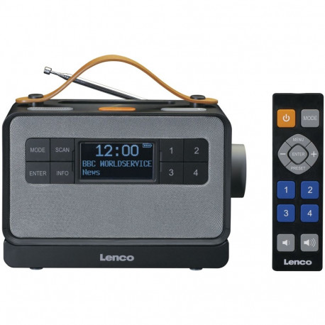 Lenco PDR-065 schwarz