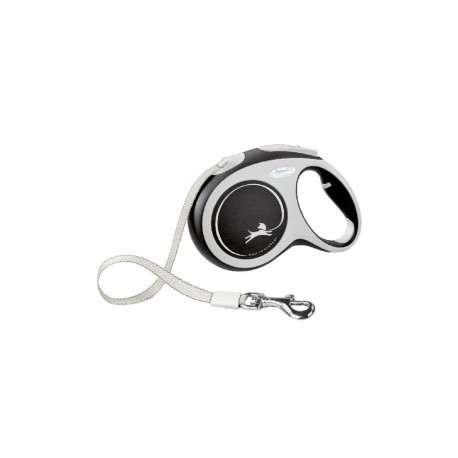 Inertia jalutusrihm koertele - Trixie New COMFORT, lindi jalutusrihm, L: 5 m, must