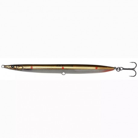 Lant SG Sandeel Pencil 12.5cm/19g/0-1m Brown Copper Red Dots