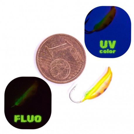 Ice Fishing Jig Spider Super banana 4.0mm/0.85g 355P