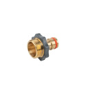 BRASS SOFT accessory adapter with male thread 3/4", brass