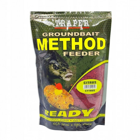 Groundbait TRAPER Method Feeder Ready Citrus 750g