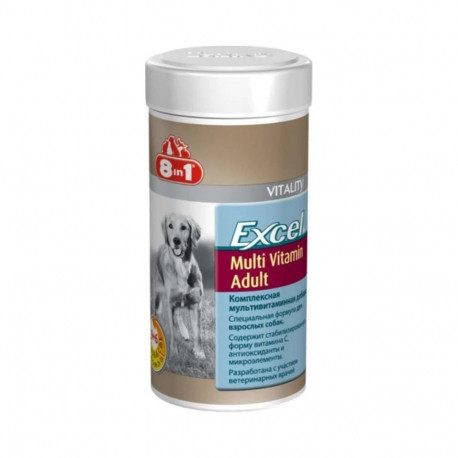 8in1 Excel Multi Vitamine for adult dogs 70tbl