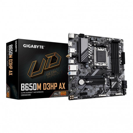 GIGABYTE emaplaat B650M D3HP AX AMD Ryzen 9000 Series CPUs 5+2+2 Phases VRM kuni 8000MHz DDR5 (OC) 2