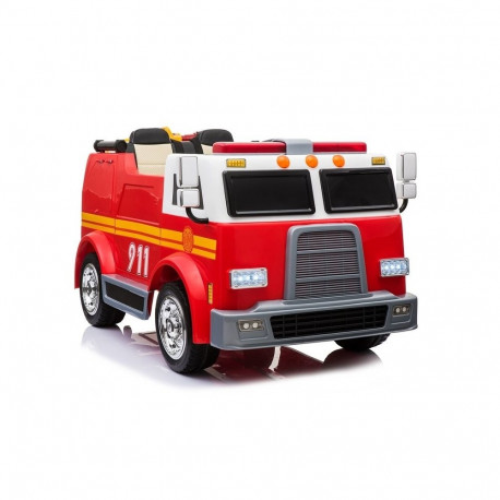 Punane akuga laste tuletõrjeauto puldiga LL911