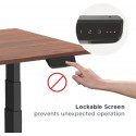 Up Up adjustable table frame Thor, black