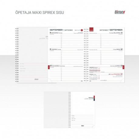 Sisu- Õpetaja päevaraamatule MAXI, 155x210mm ,25/26 õppeaasta