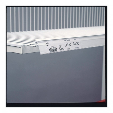 Hinnariba TK39-W L-885mm, traatriiulitele/ valge või läbipaistev