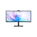 Samsung ViewFinity S6 S34C652VAU Monitor 34'' VA, UWQHD 3440x1440, 5 ms, 350 cd/m2, 100 Hz, Black