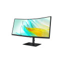 Samsung ViewFinity S6 S34C652UAU Monitor 34'' VA, UWQHD 3440x1440, 5 ms, 350 cd/m2, 100 Hz, Black