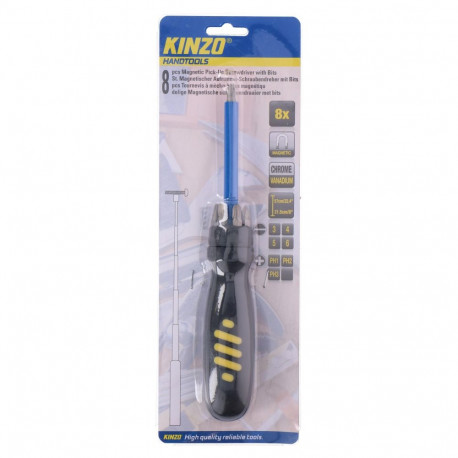 SCREWDRIVER MAGNET_BIT 8PCS