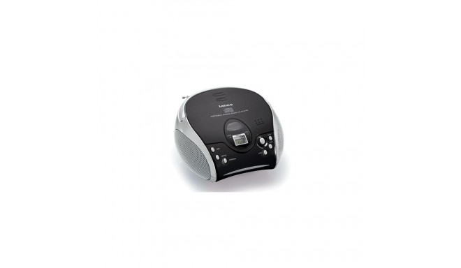 Lenco SCD-24 Digital FM Black, Silver MP3 playback