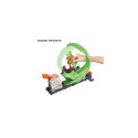 Hot Wheels City Gator Loop Pizza Place Playset, Track Set with 1 Toy Car