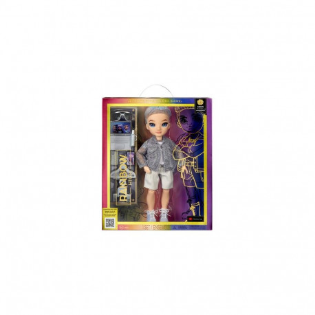 Rainbow High Purple Fashion Doll- Aidan Russell
