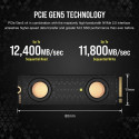 Corsair MP700 PRO Hydro X 2 TB M.2 PCI Express 5.0 NVMe 3D TLC NAND