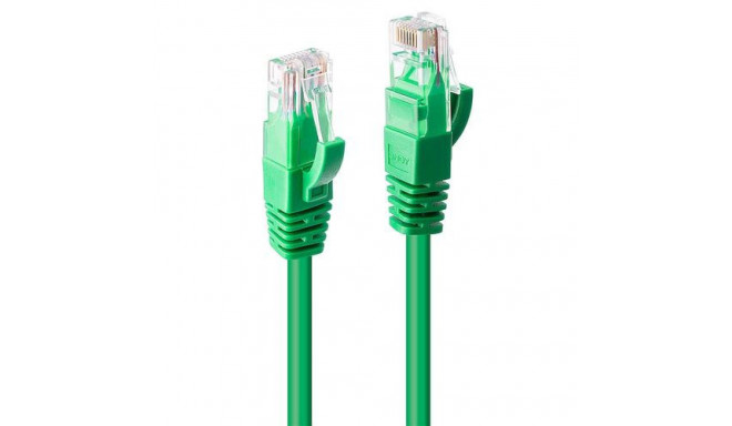 Lindy 3m Cat.6 U/UTP Network Cable, Green