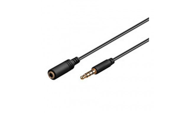 Goobay 1m 3.5mm audio cable Black