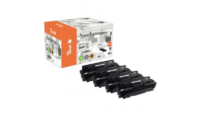 Peach PT707 toner cartridge 4 pc(s) Compatible Black, Cyan, Magenta, Yellow