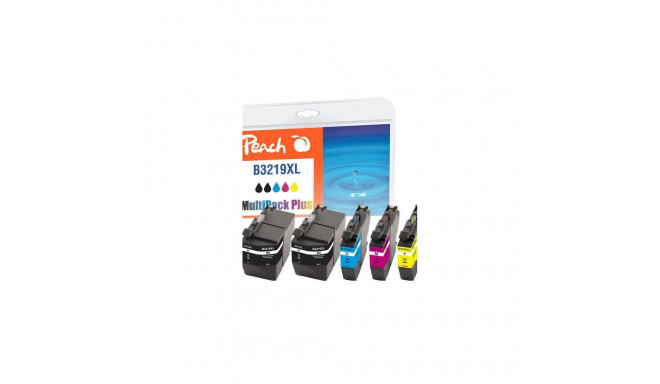 Peach Combi Pack Plus, compatible with Brother LC-3219XL