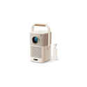 Yaber T2 Plus Short throw projector 450 ANSI lumens LED 1080p (1920x1080) Brown, Cream