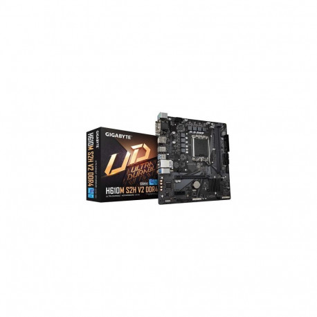 GIGABYTE H610M S2H V2 DDR4 Motherboard - Supports Intel Core 14th CPUs, 6+1+1 Hybrid Phases Digital