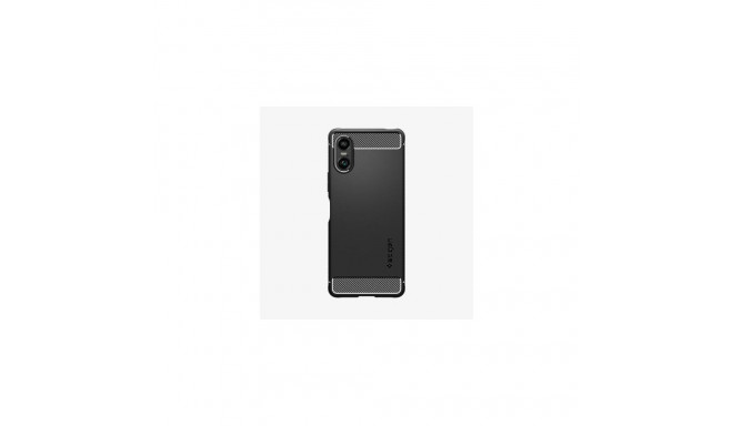 Spigen Rugged Armor mobile phone case 15.5 cm (6.1&quot;) Cover Black
