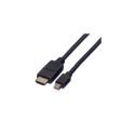 ROLINE 11.04.5789 DisplayPort cable 1.5 m Mini DisplayPort Black
