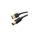 Ugreen 10352 USB cable USB 2.0 3 m USB A USB B Black