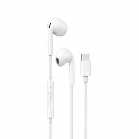 DUDAO Sluchawki X14PROT Headphones Wired In-ear Music/Everyday USB Type-C White