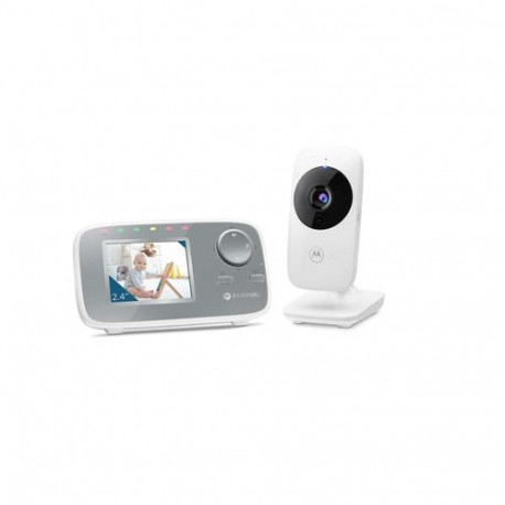 Motorola VM482 video baby monitor 300 m FHSS Silver, White