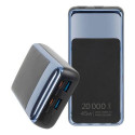 Rivacase VA1075 power bank Lithium Polymer (LiPo) 20000 mAh Black, Blue