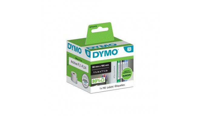 DYMO Small Lever Arch File Labels - 38 x 190 mm - S0722470