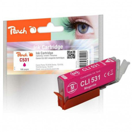 Peach PI100-501 ink cartridge 1 pc(s) Compatible Standard Yield Magenta