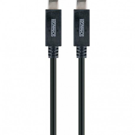 Schwaiger LK 101 C USB cable USB 3.2 Gen 2 (3.1 Gen 2) 1 m USB C Black