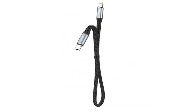 DUDAO USB-C to Lightning 20W PD 0.23m Cable Black - Kabel - Digital/Daten