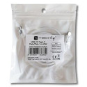 Techly ICOC-MUSB20-C60W1 USB cable USB 2.0 1 m USB C White