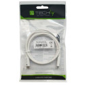 Techly ICOC-MU4-40G240W1 USB cable USB4 Gen 3x2 1 m USB C White