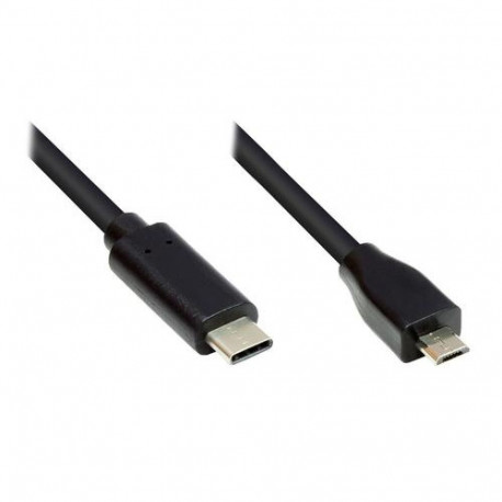 Alcasa GC-M0124 USB cable 3 m USB Type-C Micro USB Type-B Black