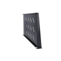 Extralink Shelf 1U 250mm Black 19&quot;, for wall cabinets