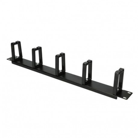 Extralink Cable organizer 1U with plastic rings