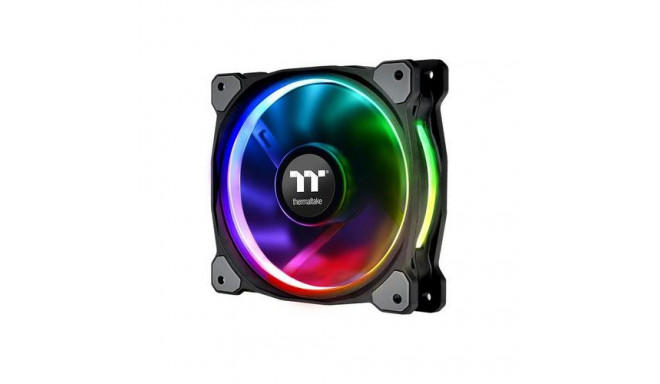 Thermaltake CL-F076-PL12SW-A computer cooling system Computer case Fan 12 cm Black