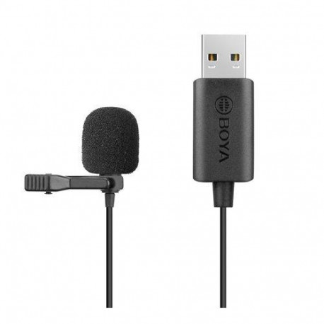 BOYA BY-LM40 microphone Black Lavalier/Lapel microphone