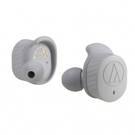 Audio-Technica ATH-SPORT7TW Headset Wireless In-ear Sports Micro-USB Bluetooth Grey