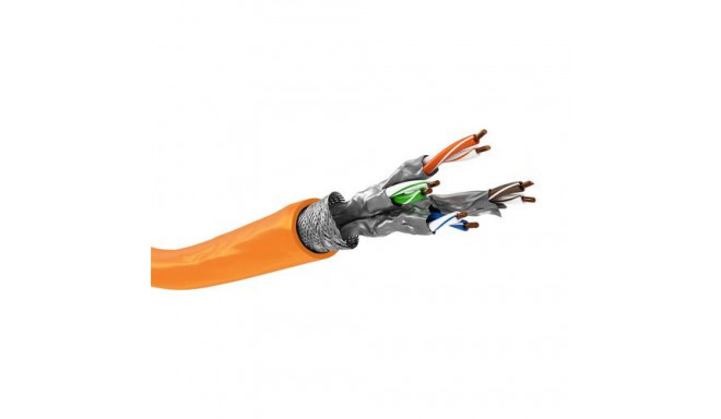 Goobay CAT 7A Network Cable, S/FTP (PiMF), orange, 250m